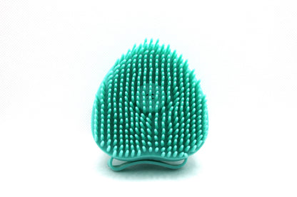 BrushPro 2-in-1 Silicone Bath Brush with Shampoo Dispenser – Soft Bristle Grooming Scrubber for Dogs & Cats